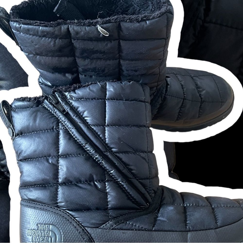 NORTH FACE Thermo Microbaffle Bootie Zip Sz 8 - Picture 4 of 8